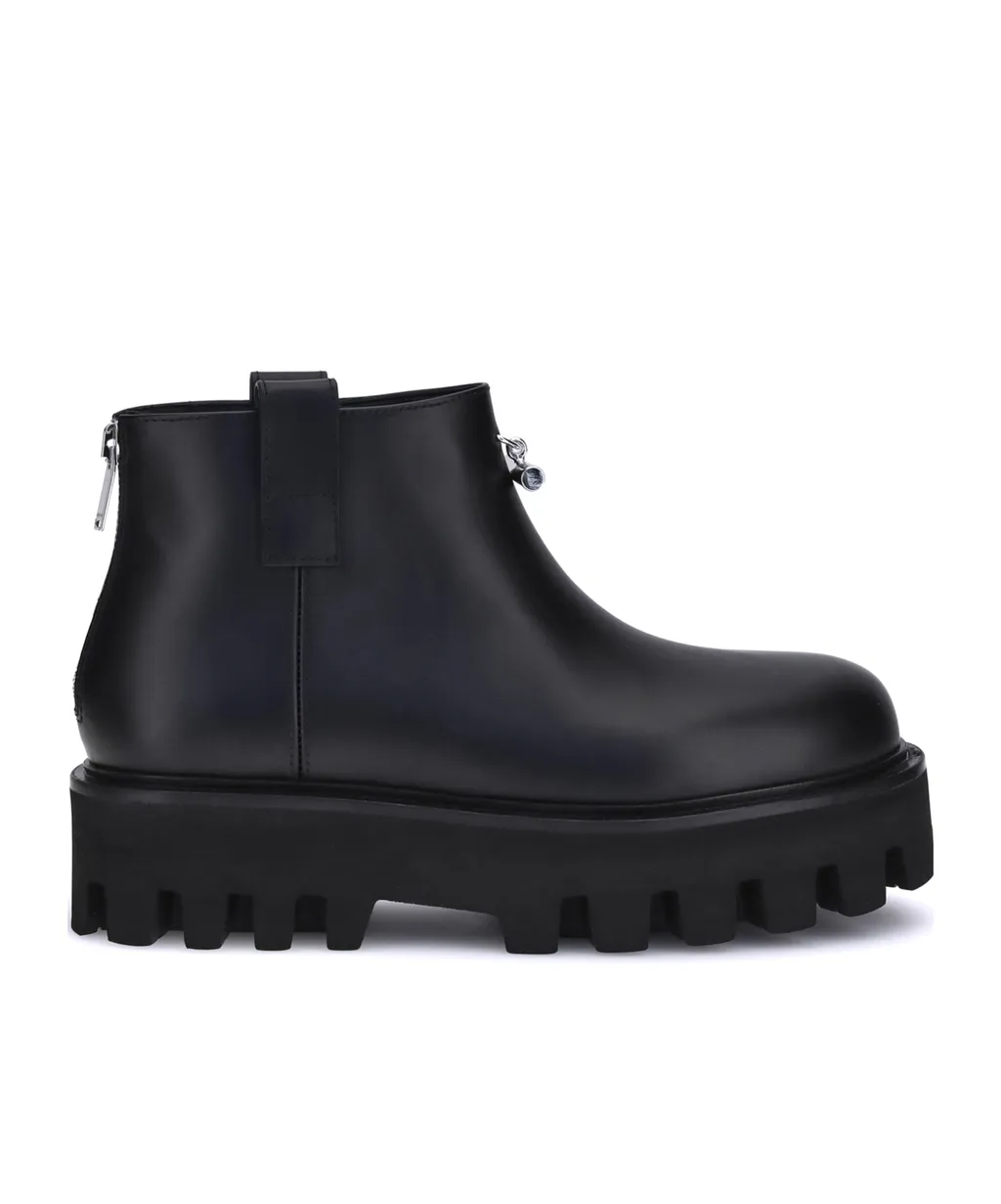T-Bar Platform Ankle Boots