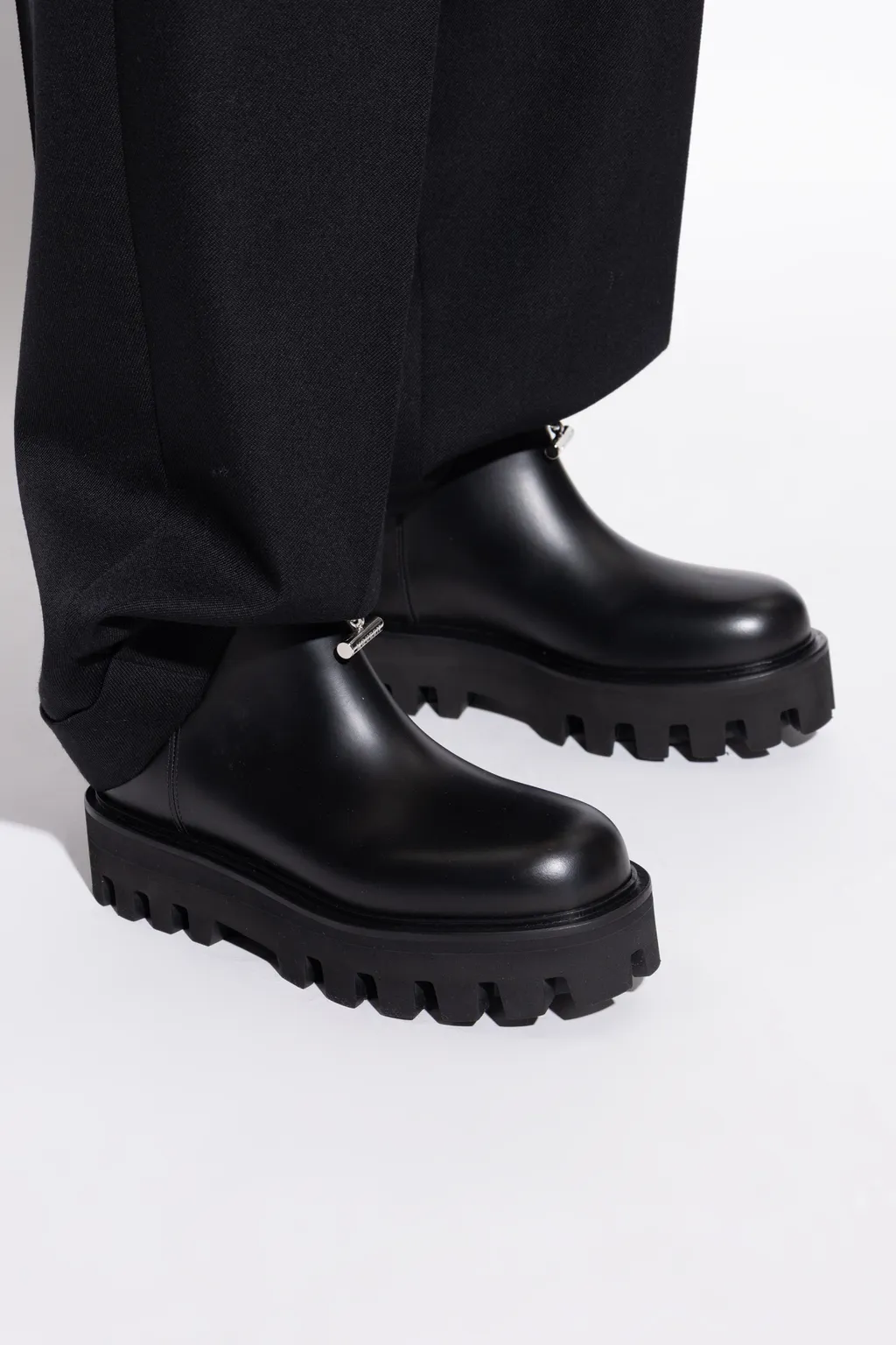 T-Bar Platform Ankle Boots