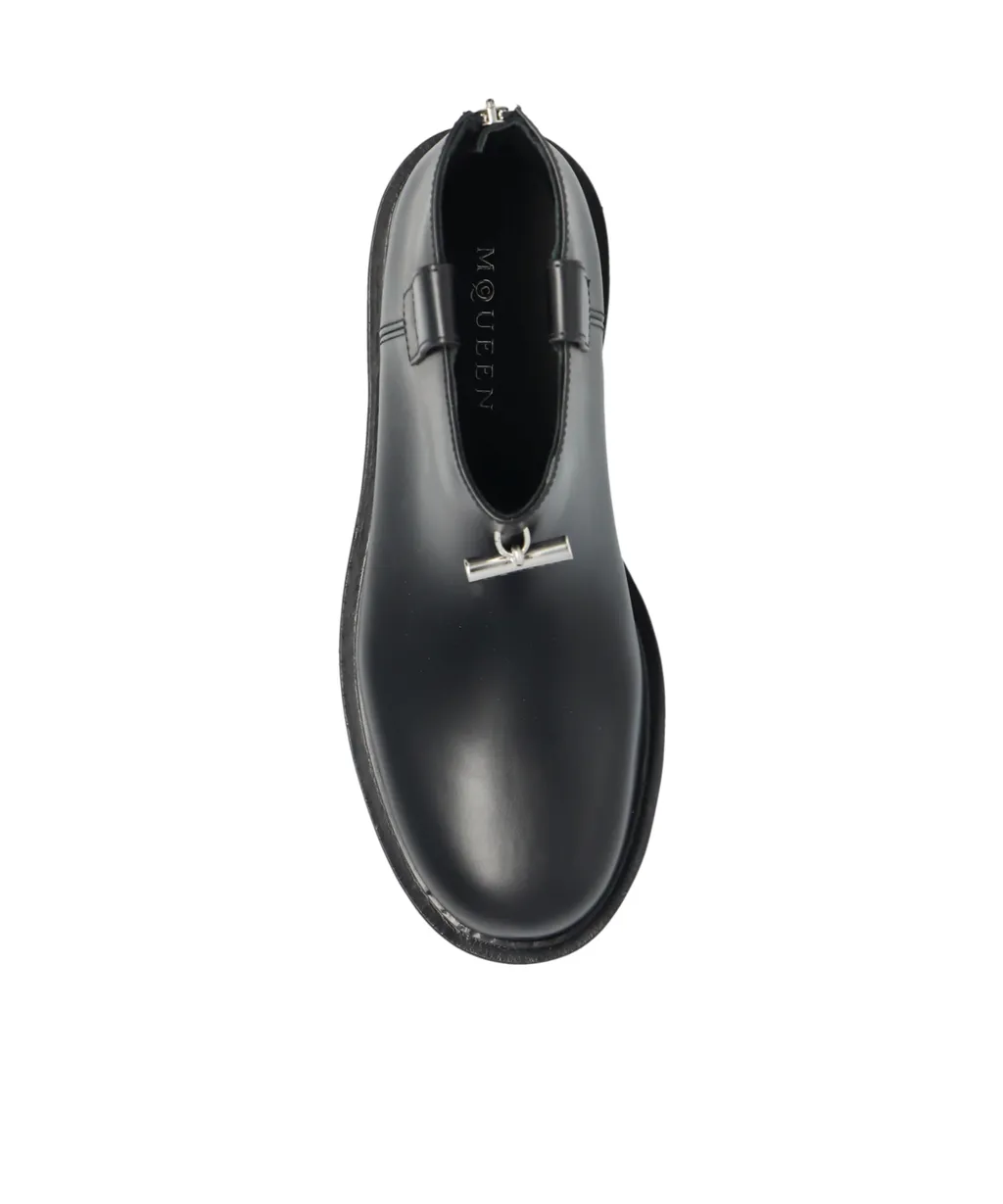T-Bar Platform Ankle Boots