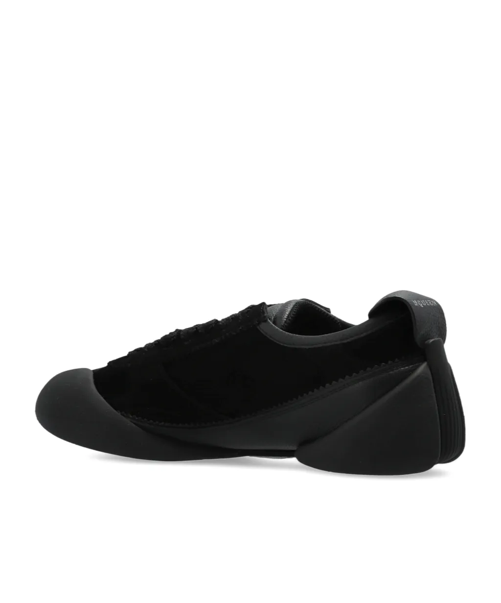 Round-Toe Low-Top Sneakers