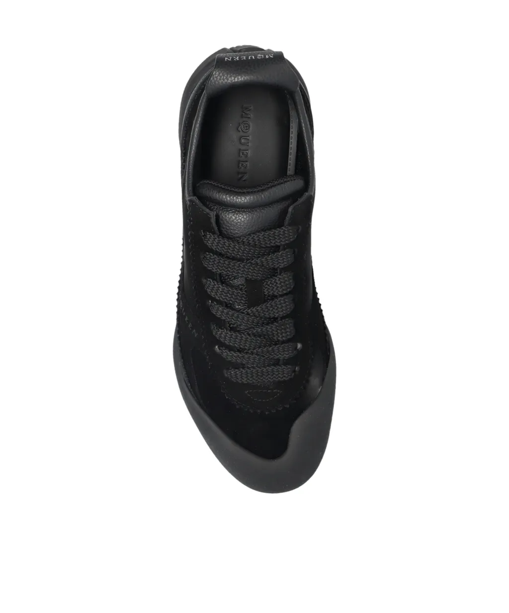 Round-Toe Low-Top Sneakers