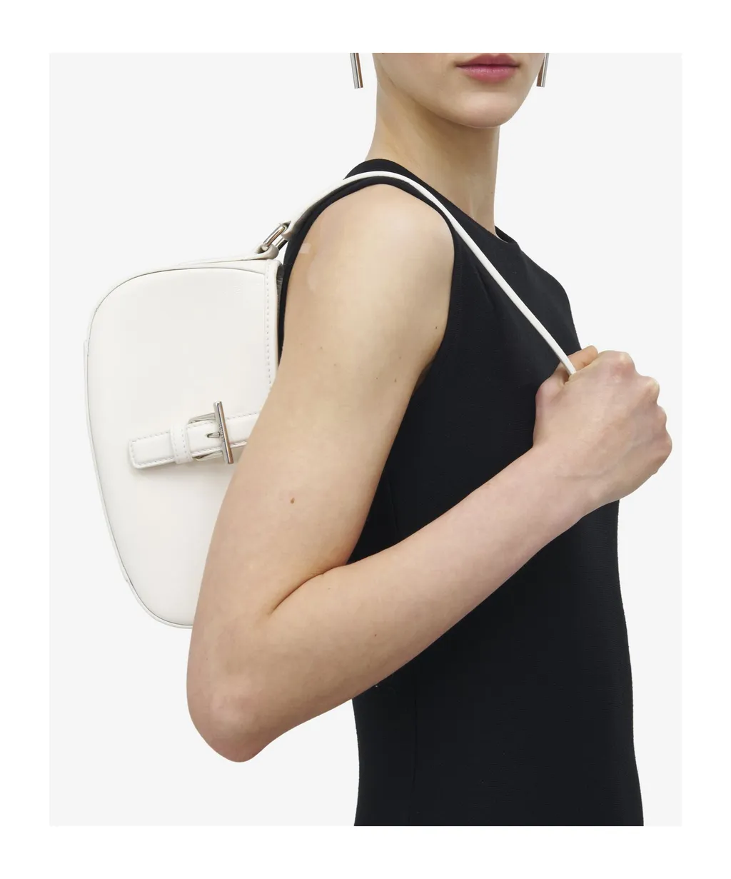 Mini T-Bar Buckle-Fastening Shoulder Bag