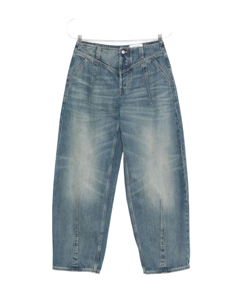 Whiskering Effect Jeans