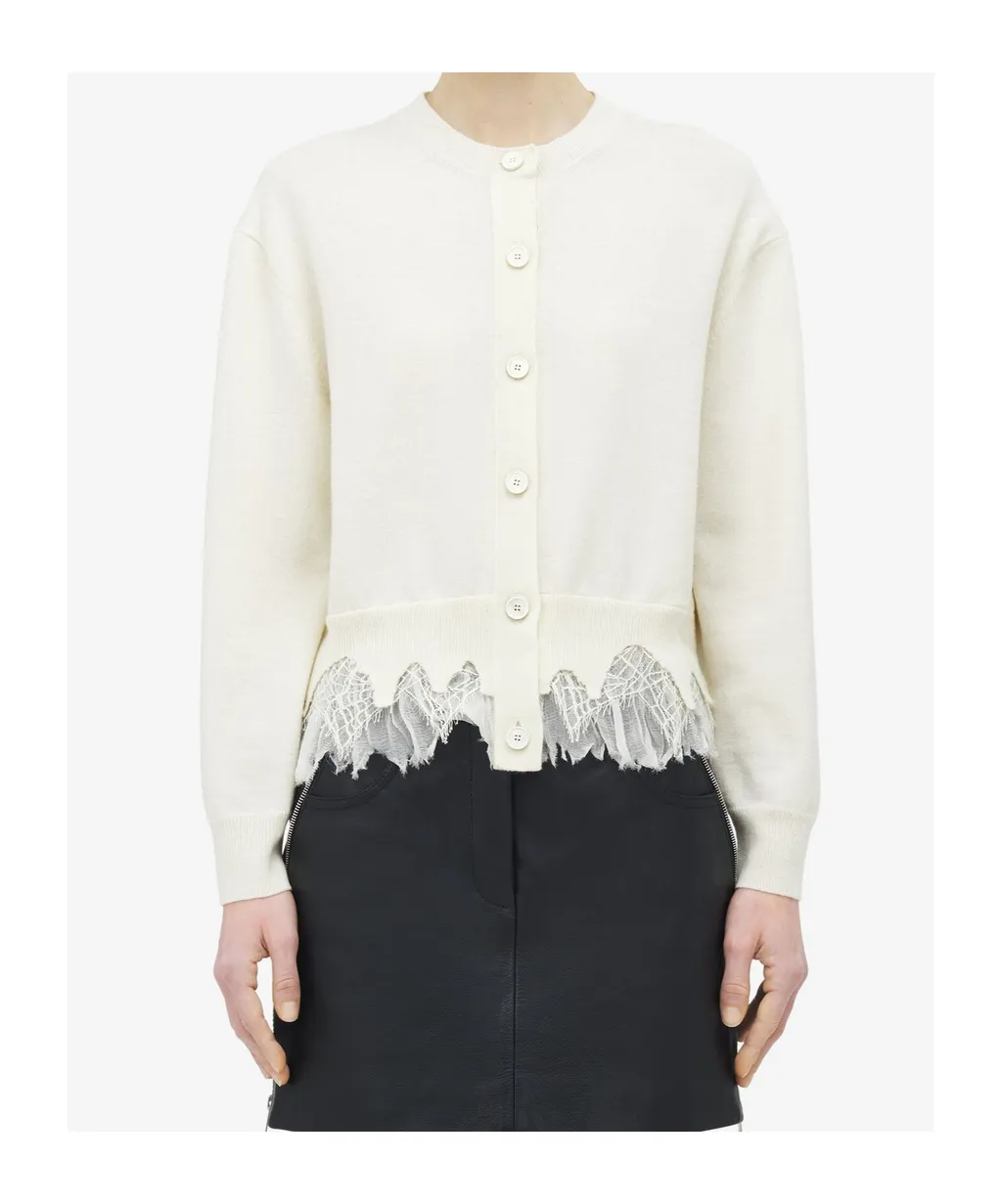 Cobweb Lace Shrunken Cardigan