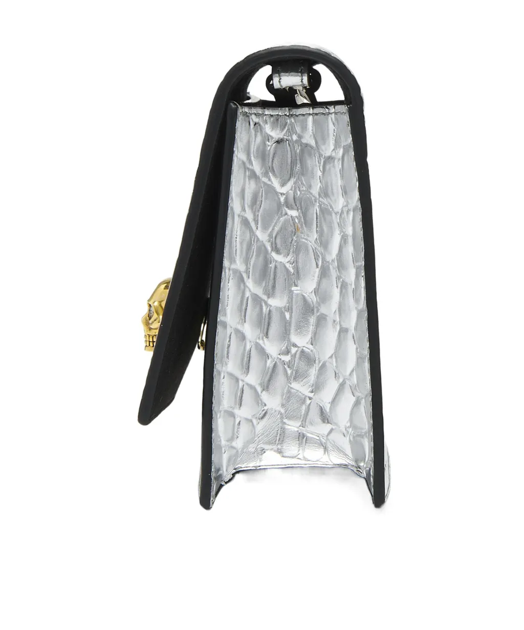 Small Skull Embossed Crossbody Bag