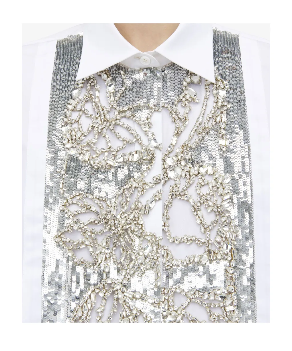 Embellished Embroidered Shirt
