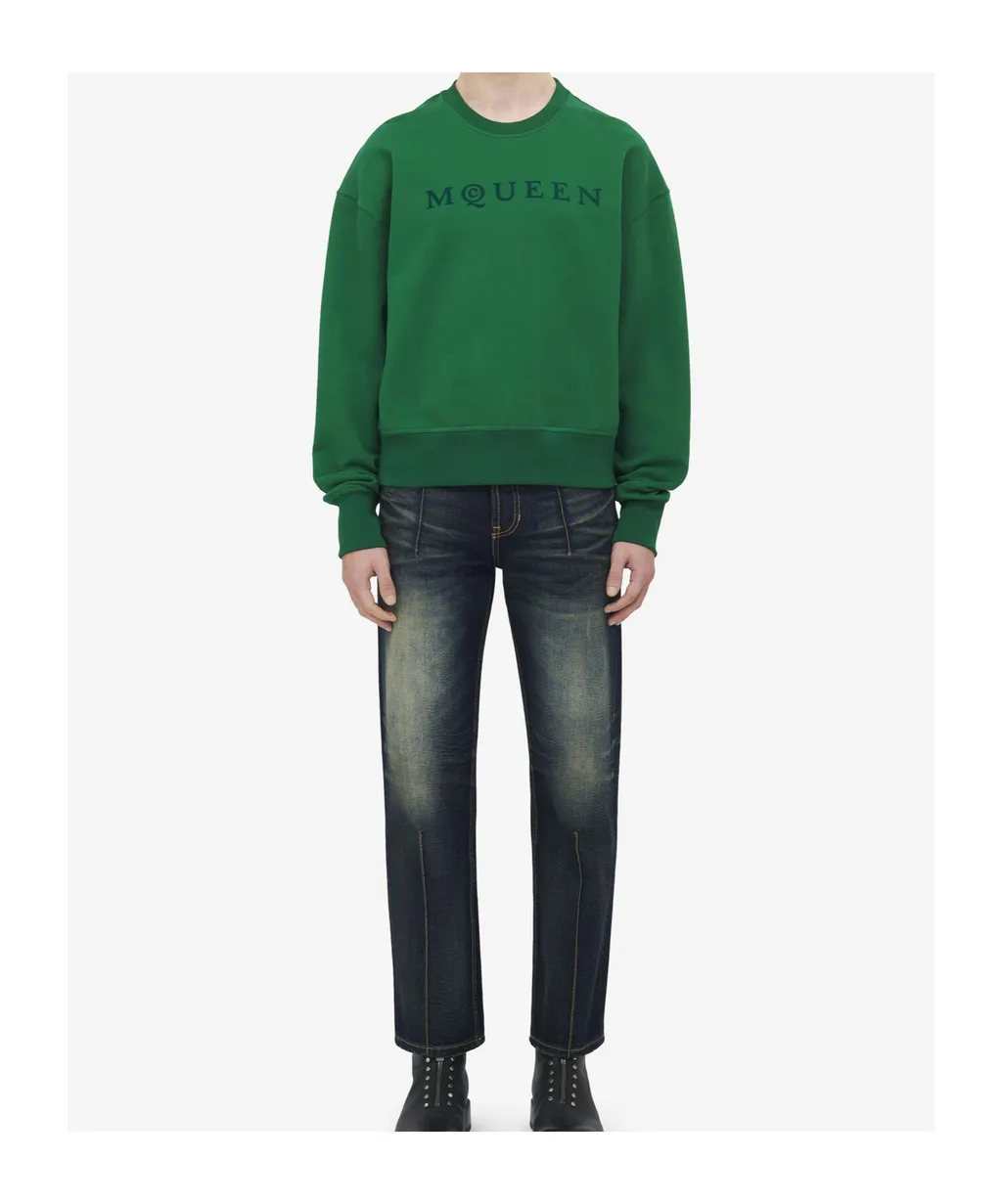 Logo Printed Crewneck Sweatshirt
