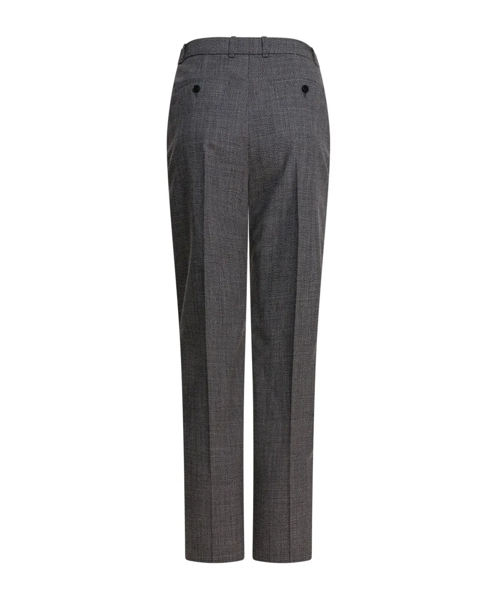 Tapered-Leg Tailored Pants