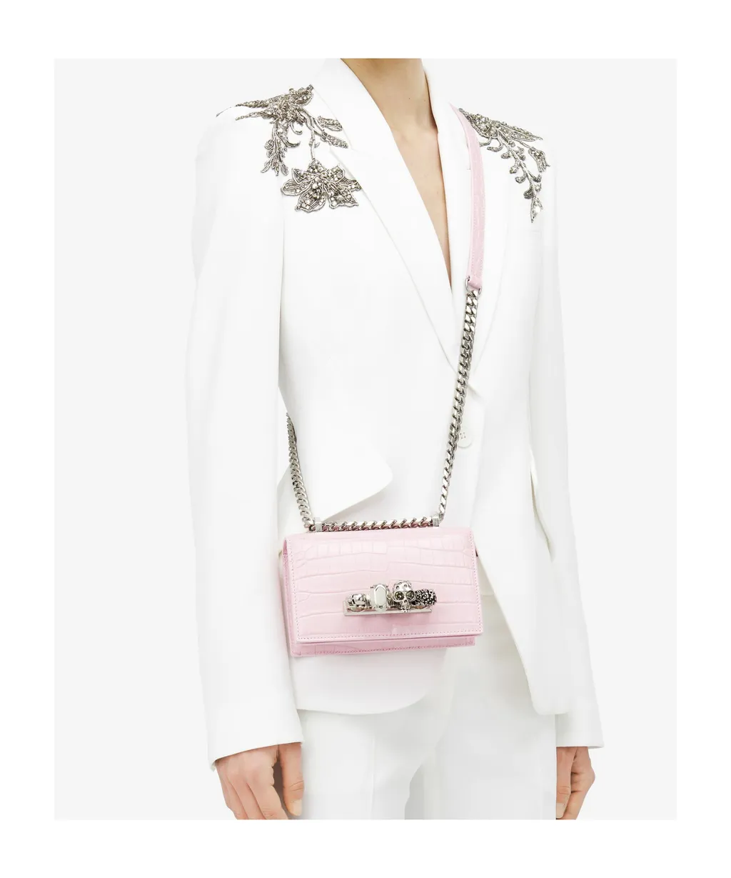Skull Embellished Shoulder Bag