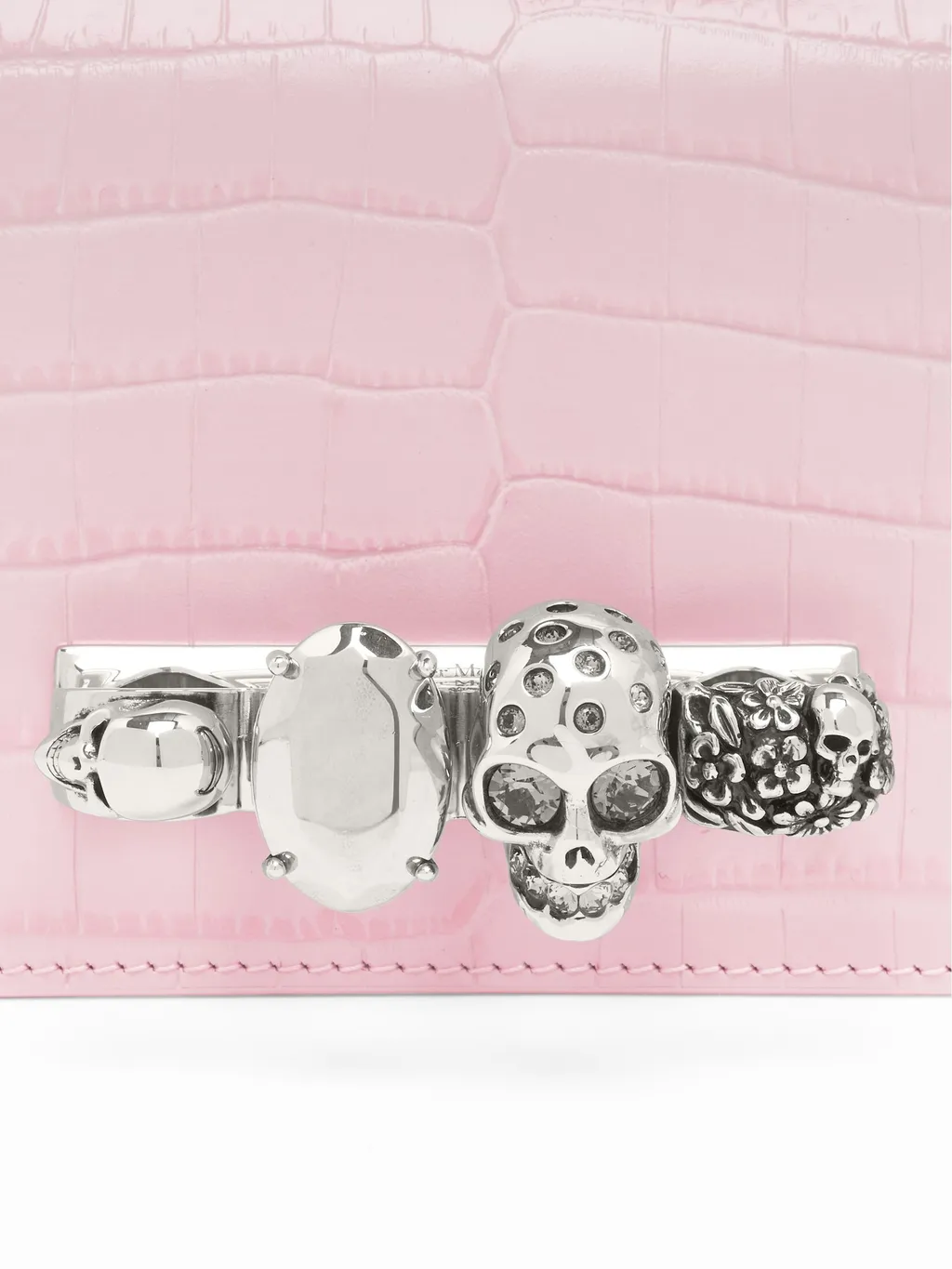 Skull Embellished Shoulder Bag