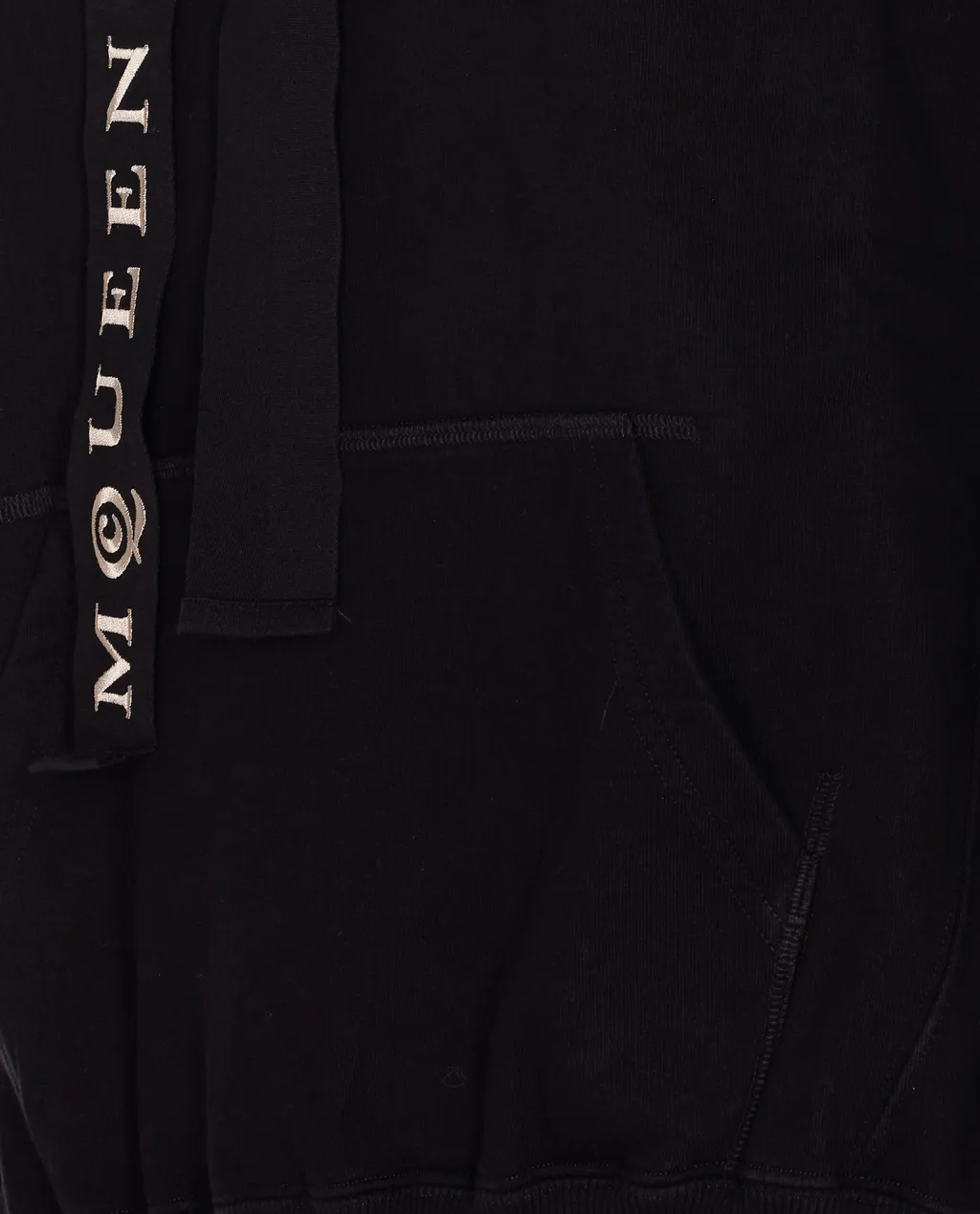 Logo Embroidered Drawstring Hoodie