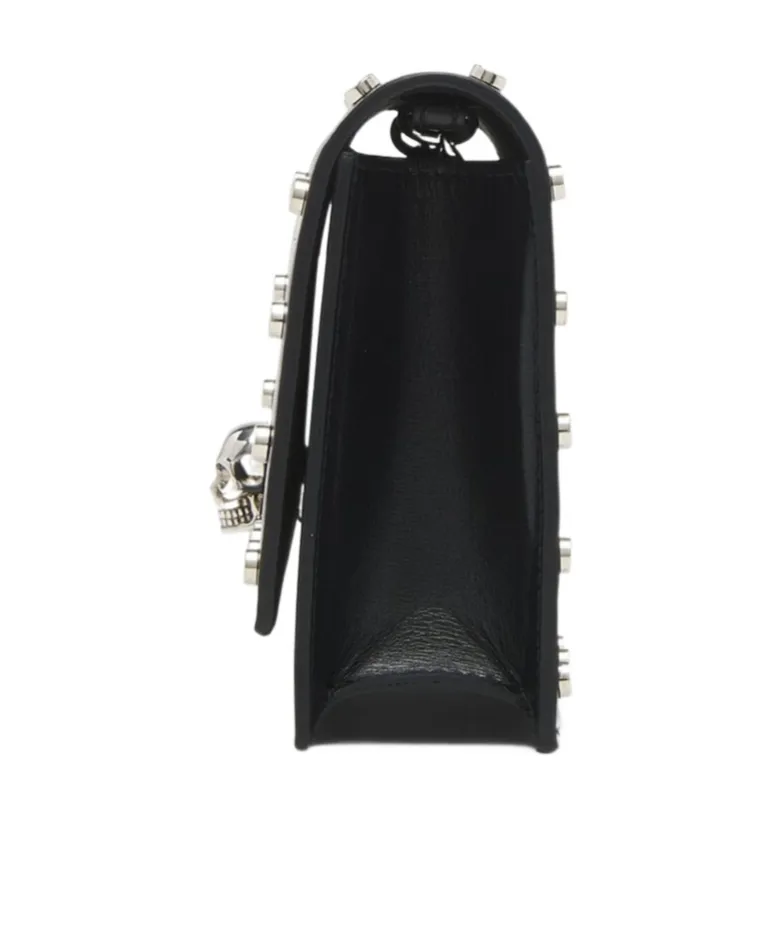 Small Skull Studded Shoulder Bag