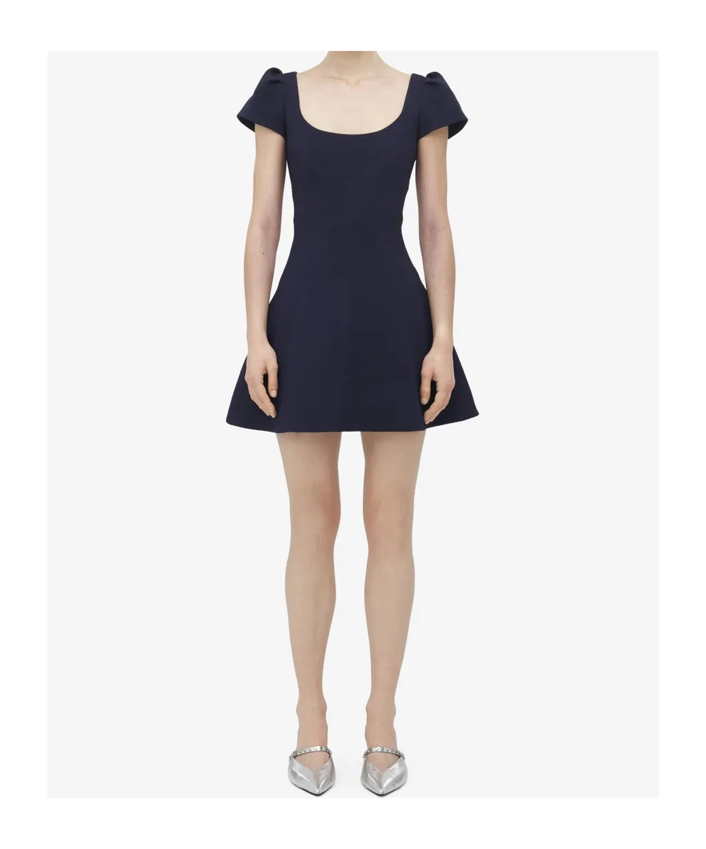 Square-Neck Mini Dress