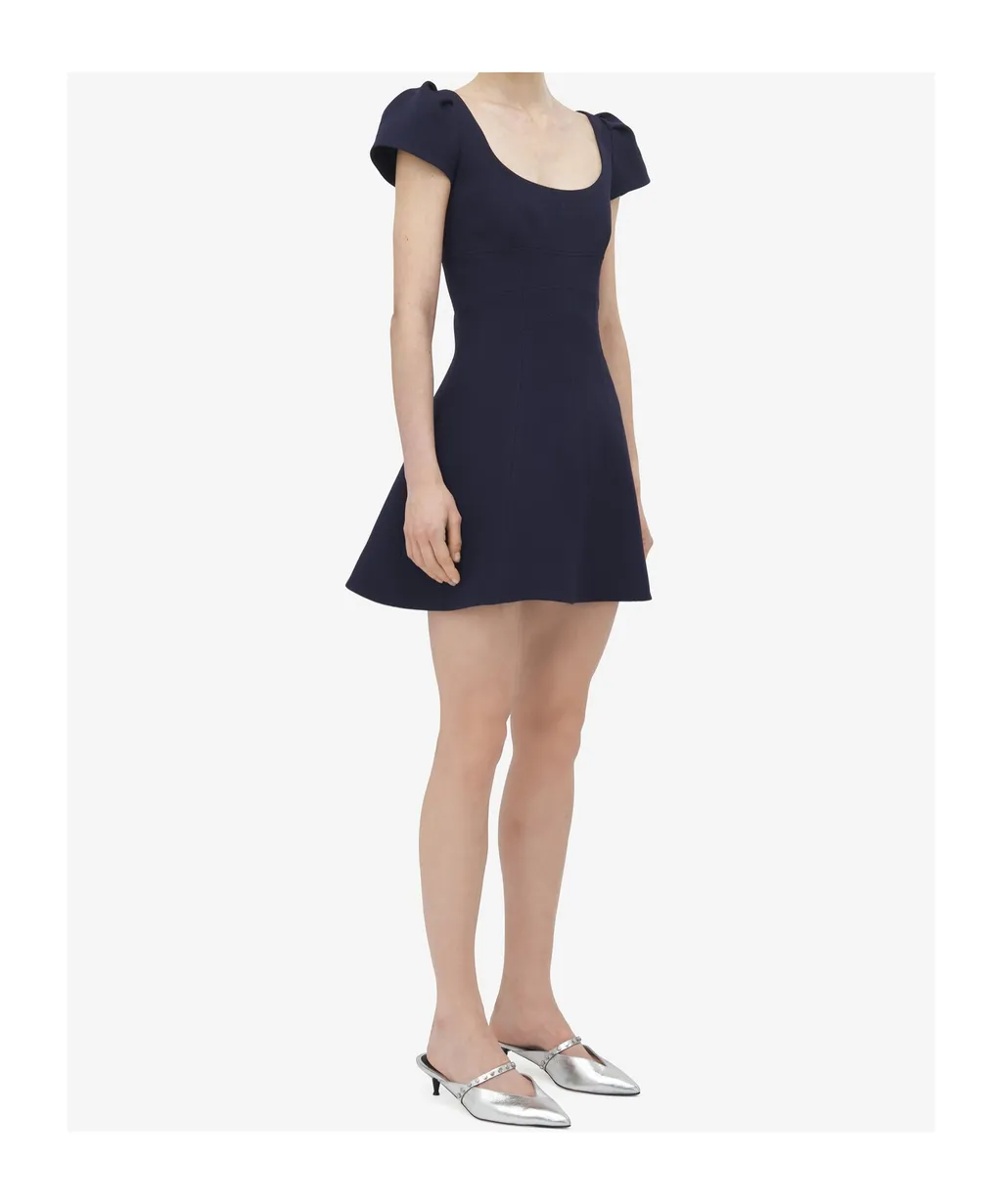 Square-Neck Mini Dress