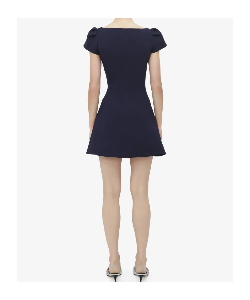 Square-Neck Mini Dress
