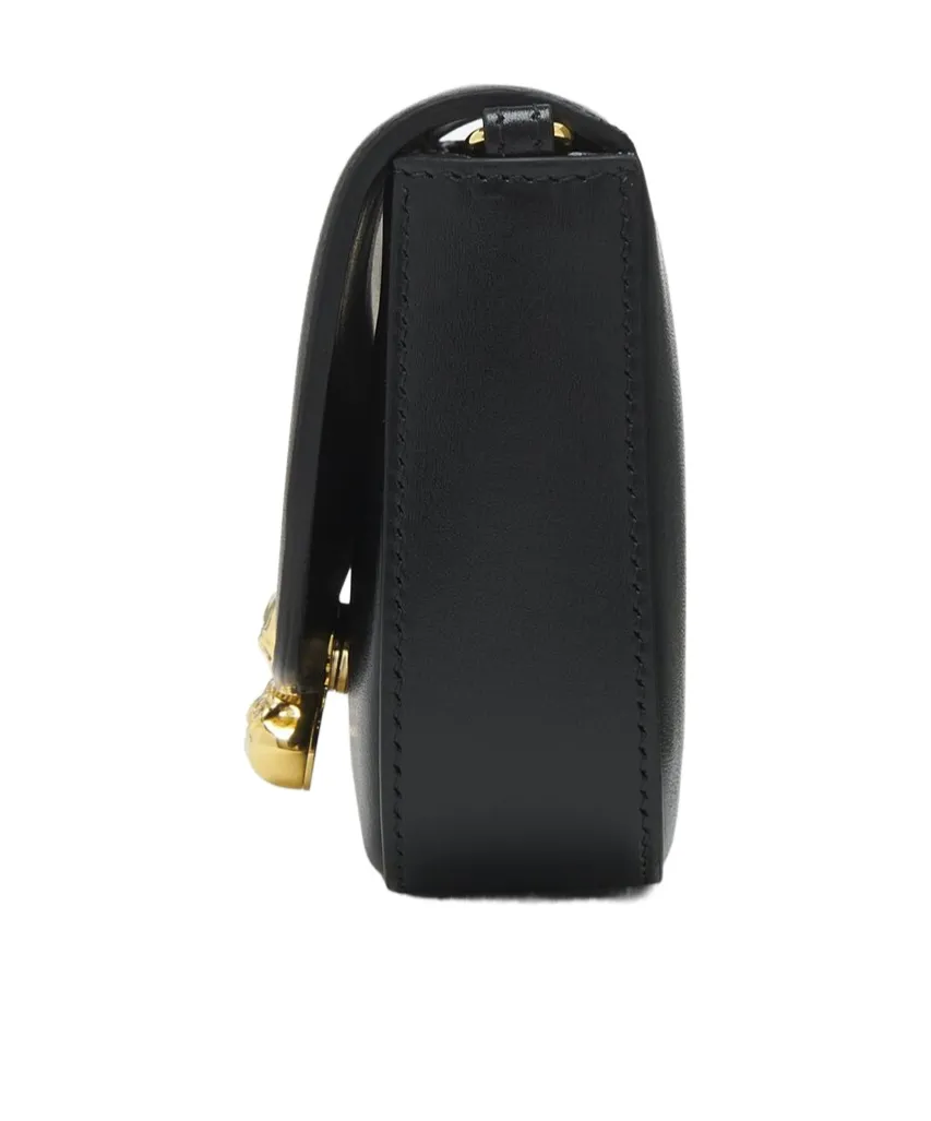 Skull Flower Chain-Linked Shoulder Bag