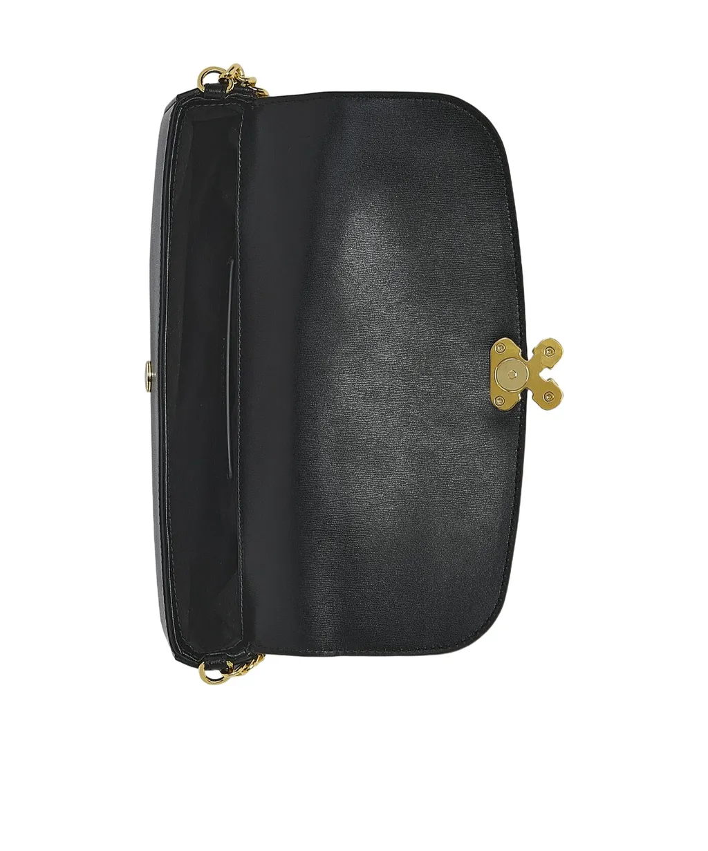 Skull Flower Chain-Linked Shoulder Bag
