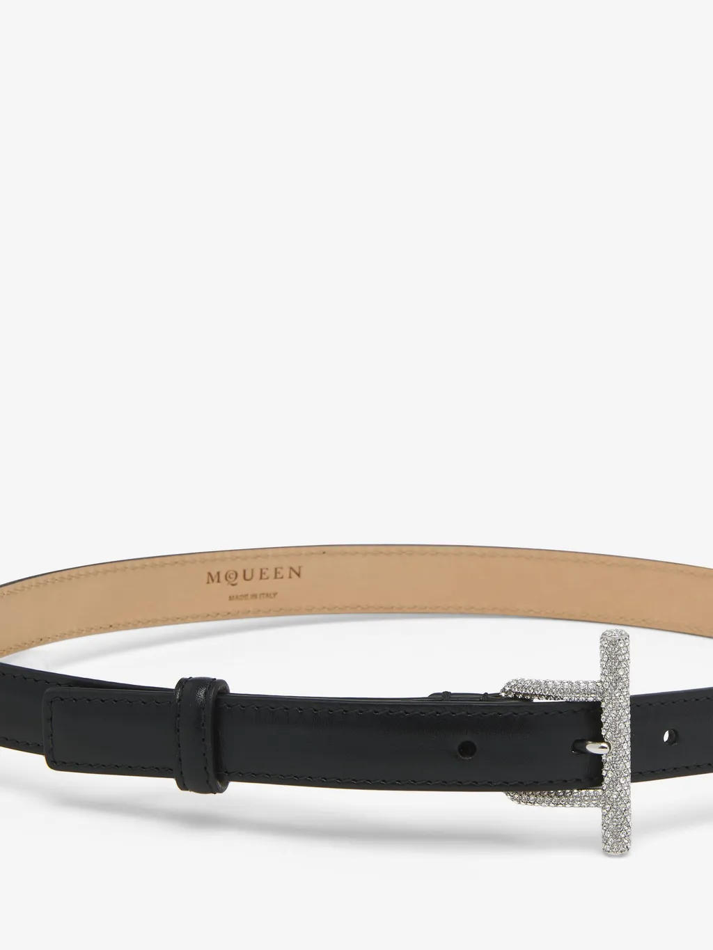 T-Bar Embellished Buckle Belt