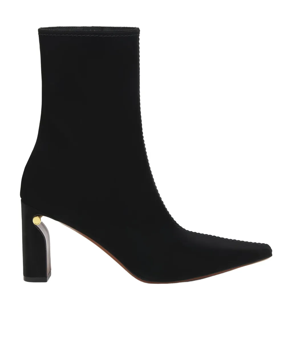 Pointed-Toe Ankle Boots