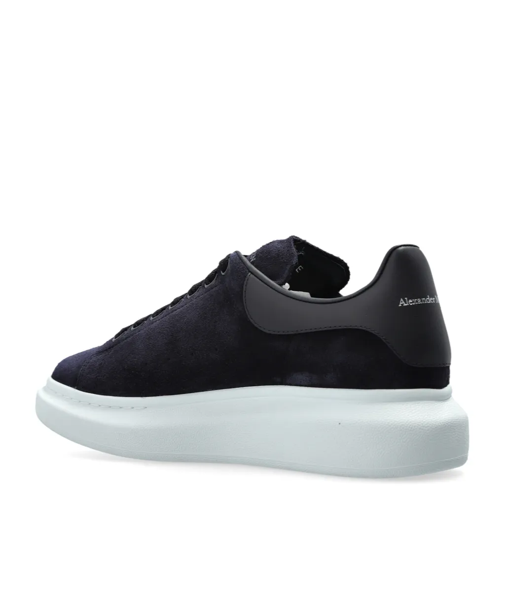 Round-Toe Lace-Up Sneakers