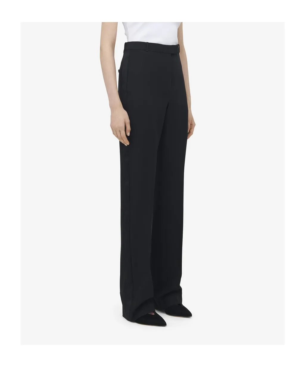 Belt-Looped Tailored Trousers