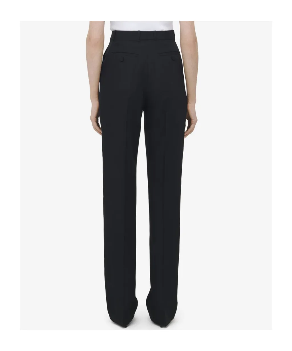 Belt-Looped Tailored Trousers