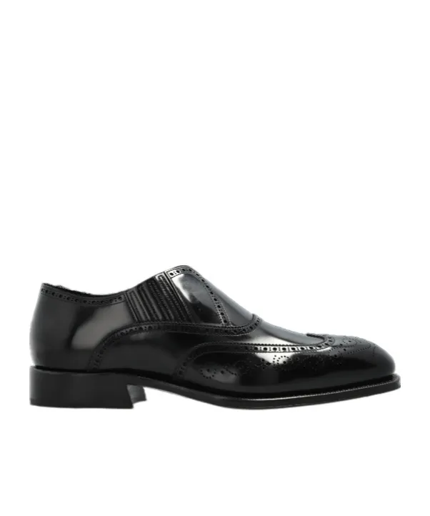 Brogue Style Slip-On Loafers