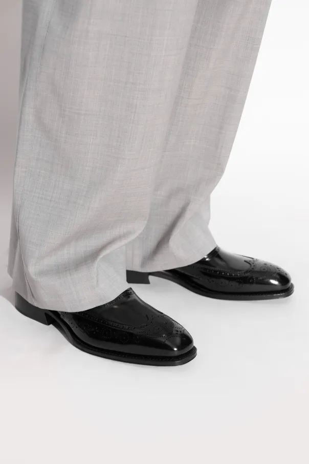 Brogue Style Slip-On Loafers