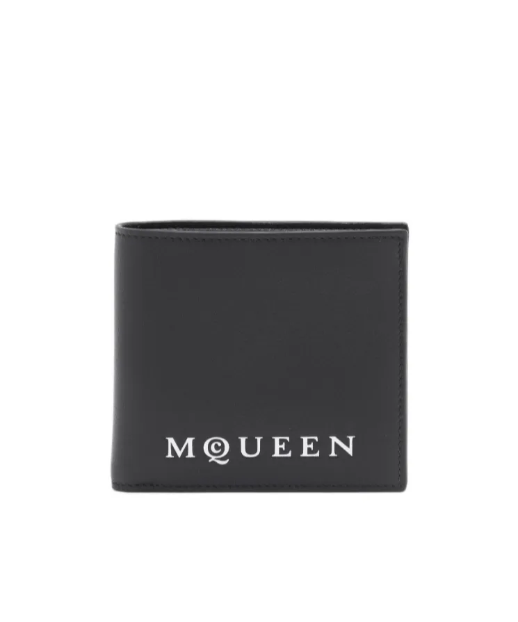 Logo Lettering Bi-Fold Wallet