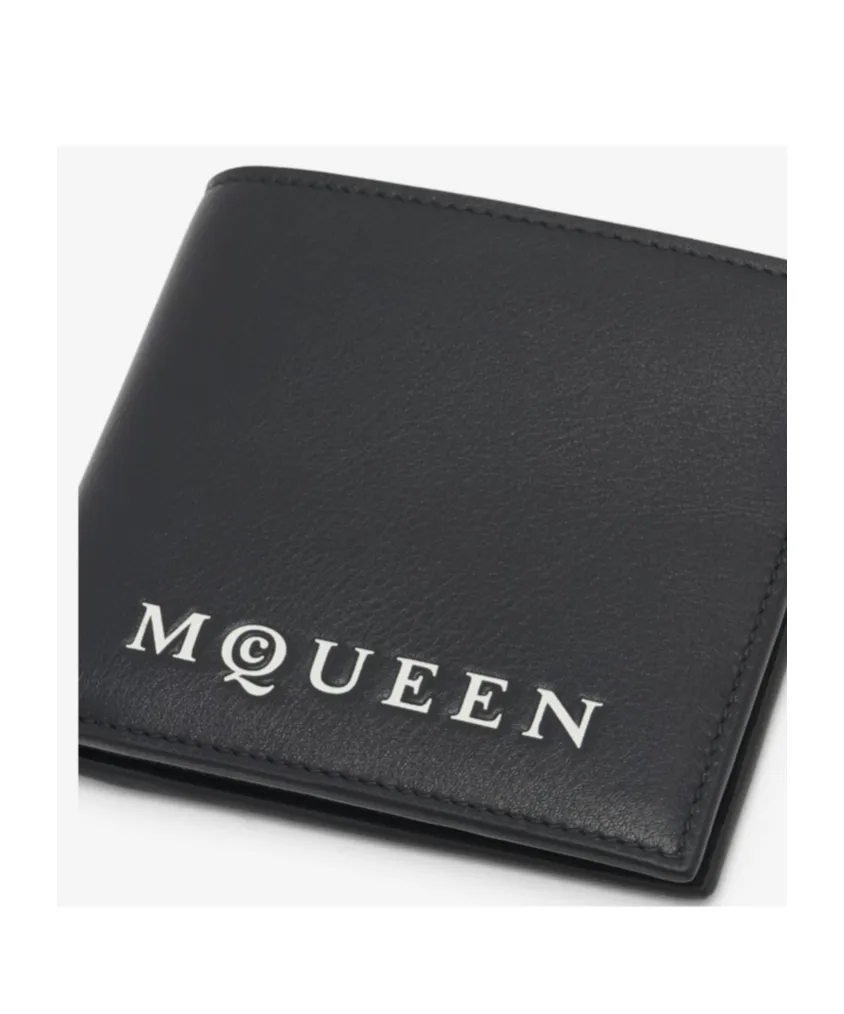 Logo Lettering Bi-Fold Wallet