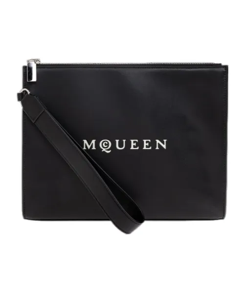 Logo Printed Zipped Pouch