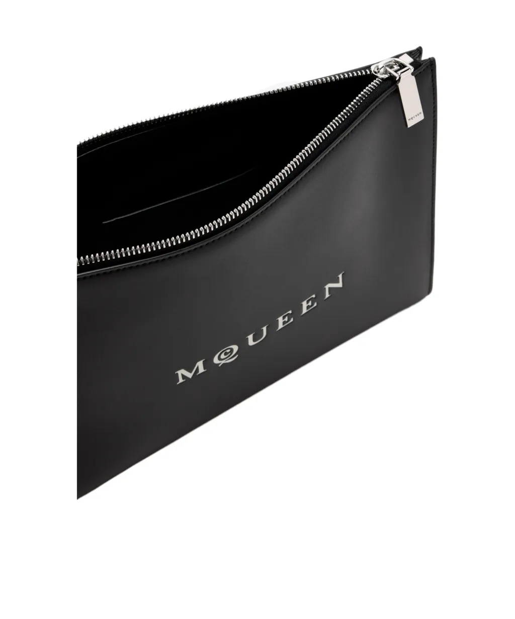 Logo Printed Zipped Pouch