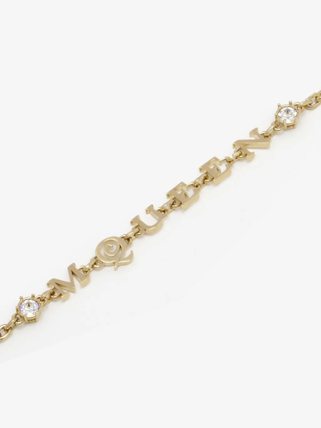 Logo Lettering Embellished Bracelet