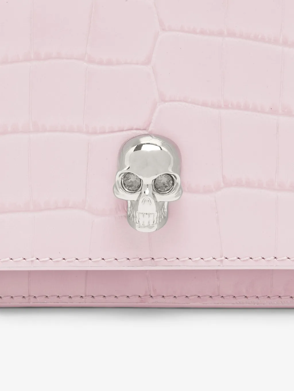 Small Skull Embossed Crossbody Bag