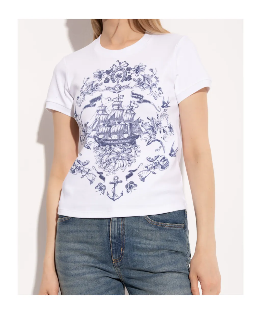 Graphic Printed Crewneck T-Shirt