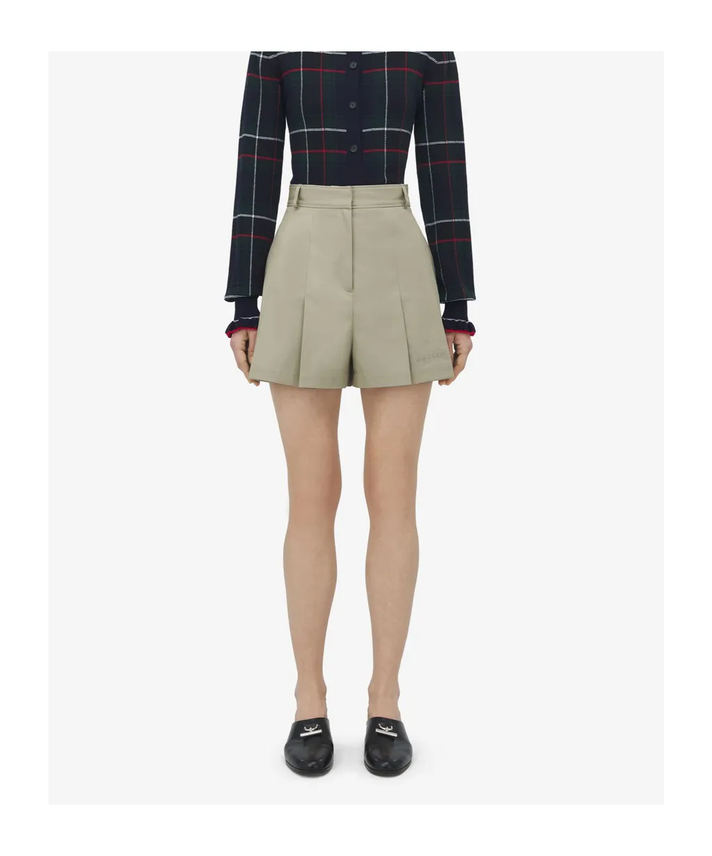 Pleated Shorts