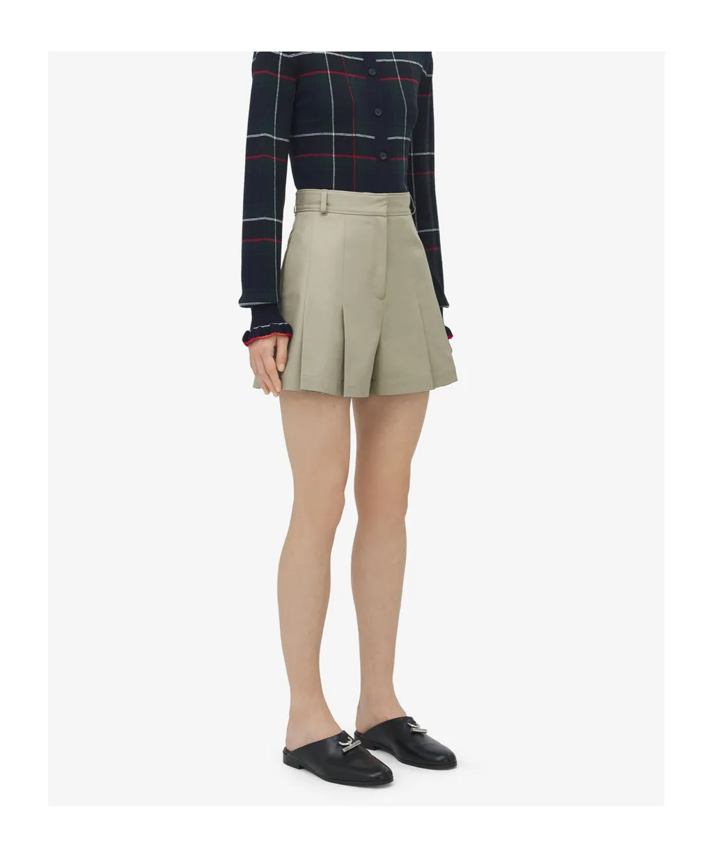 Pleated Shorts