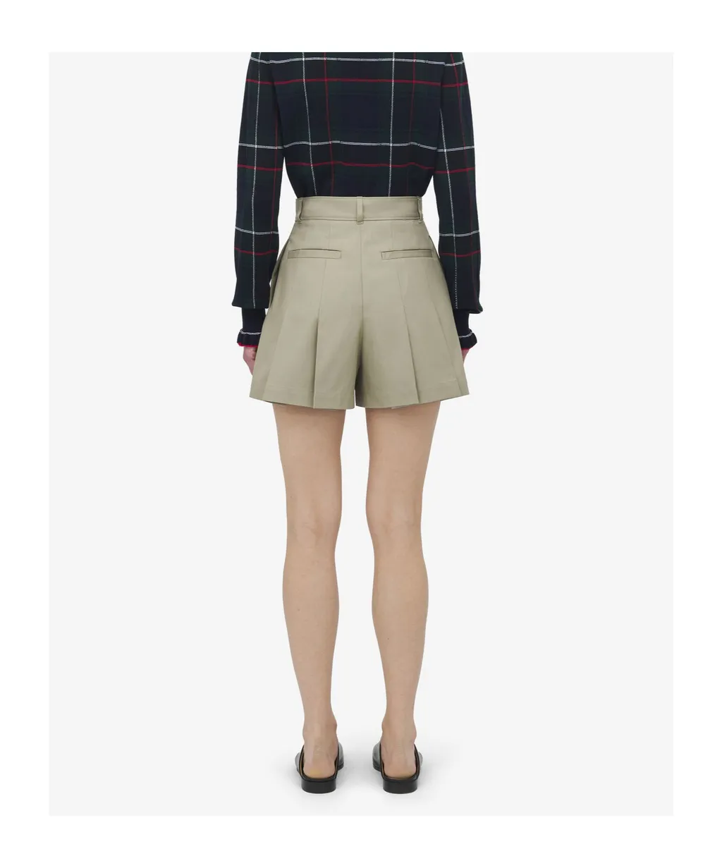 Pleated Shorts