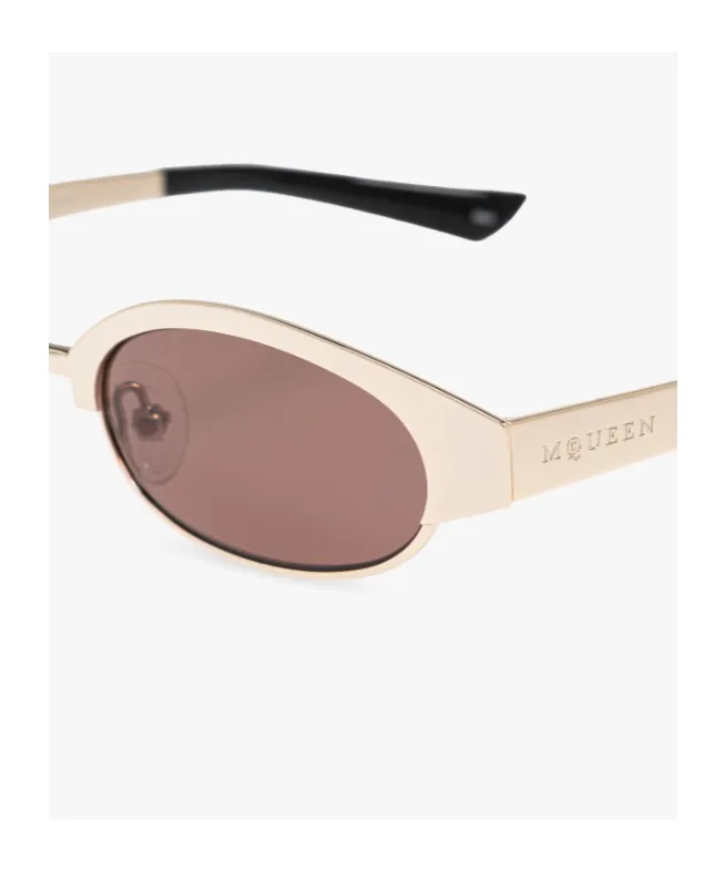 Ellipse Oval-Frame Sunglasses