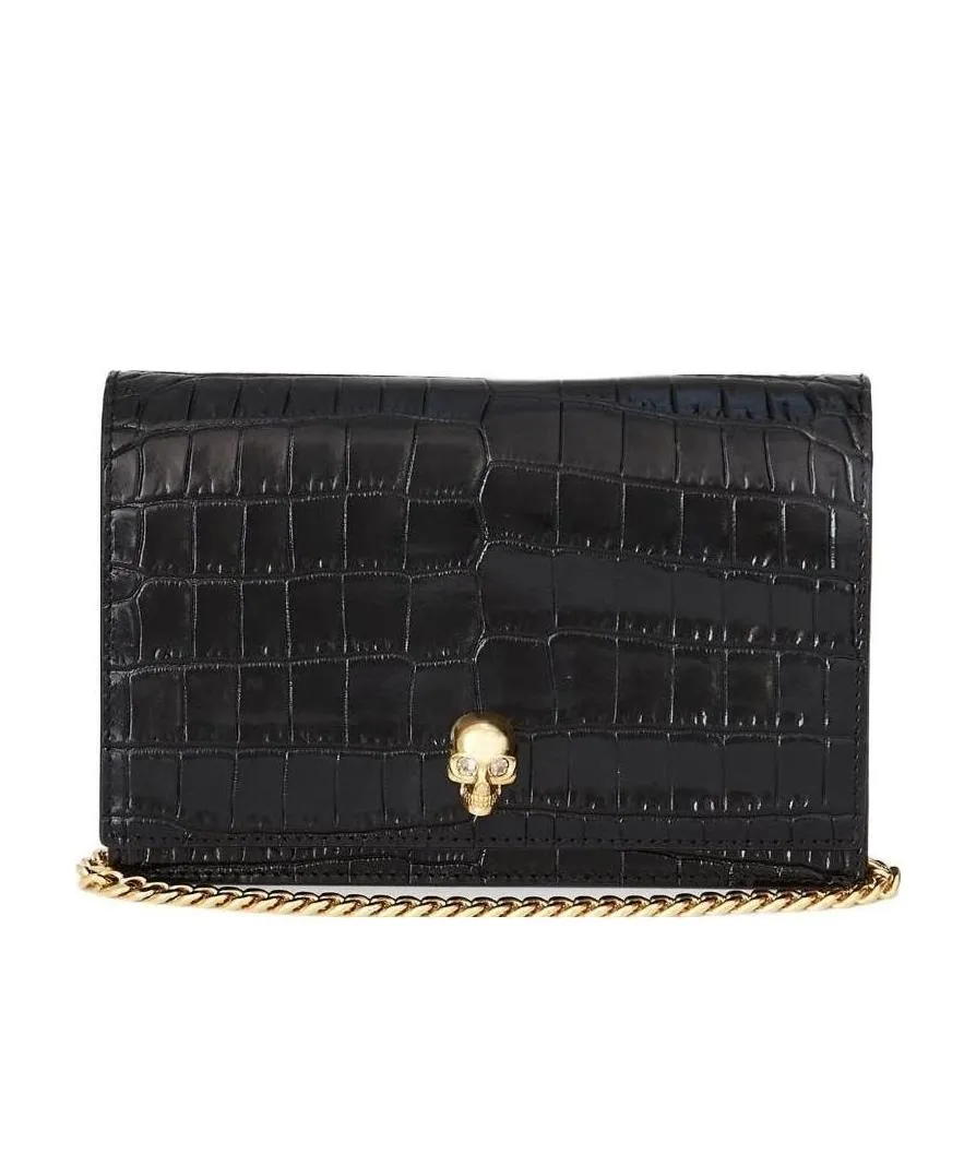Skull Pattern Cross-Body Bag