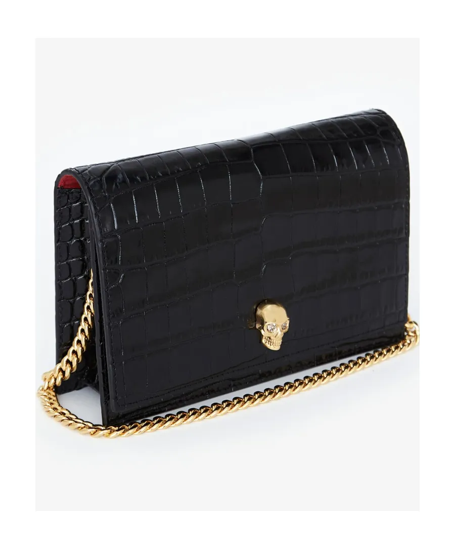 Skull Pattern Cross-Body Bag