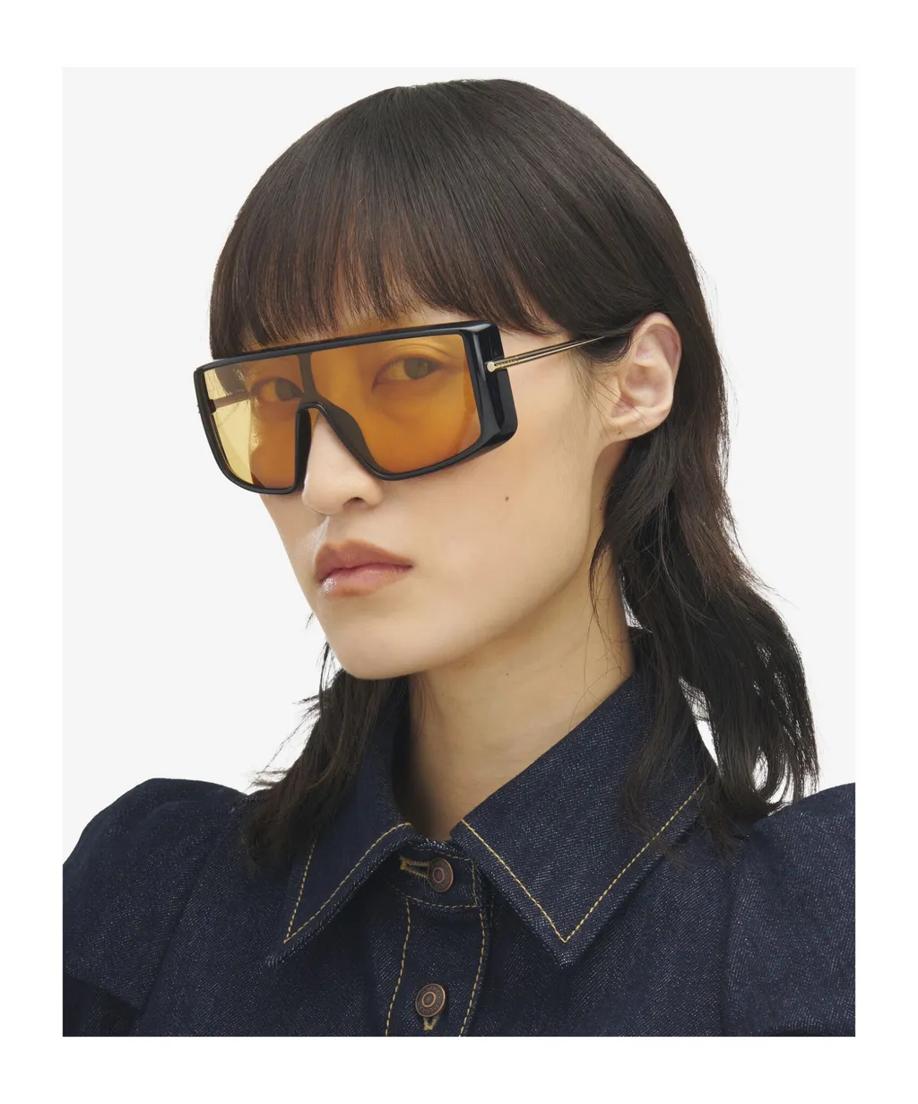 Geometric-Frame Sunglasses