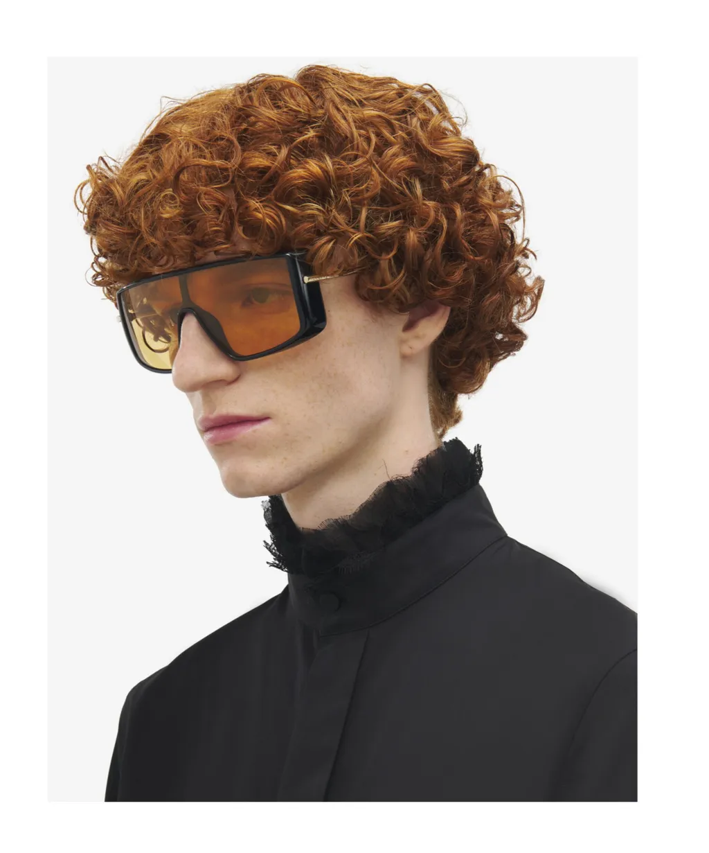 Geometric-Frame Sunglasses