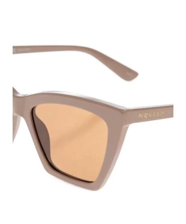 Spike Geometric Cat-Eye Frame Sunglasses