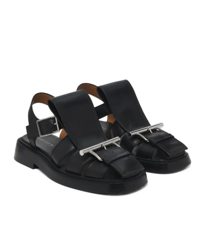T-Bar Caged Sandal