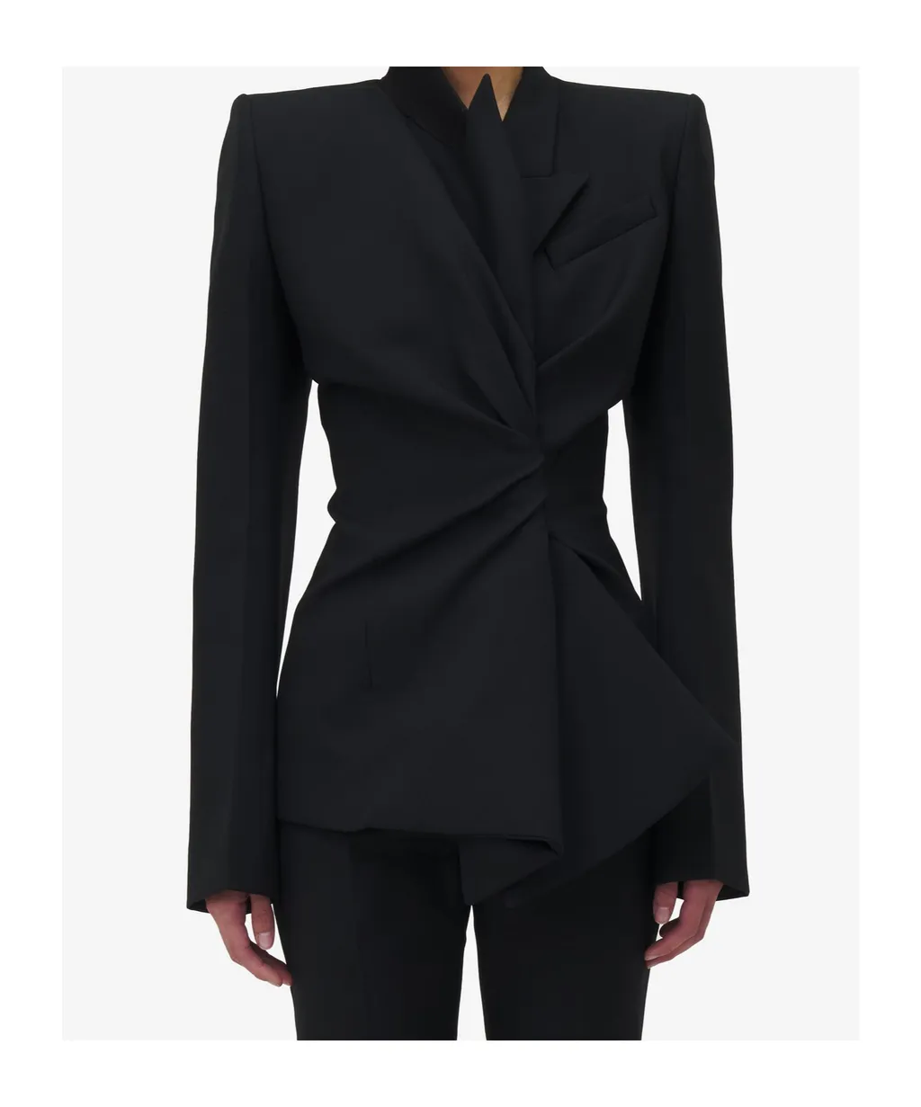Twisted Lapel Jacket