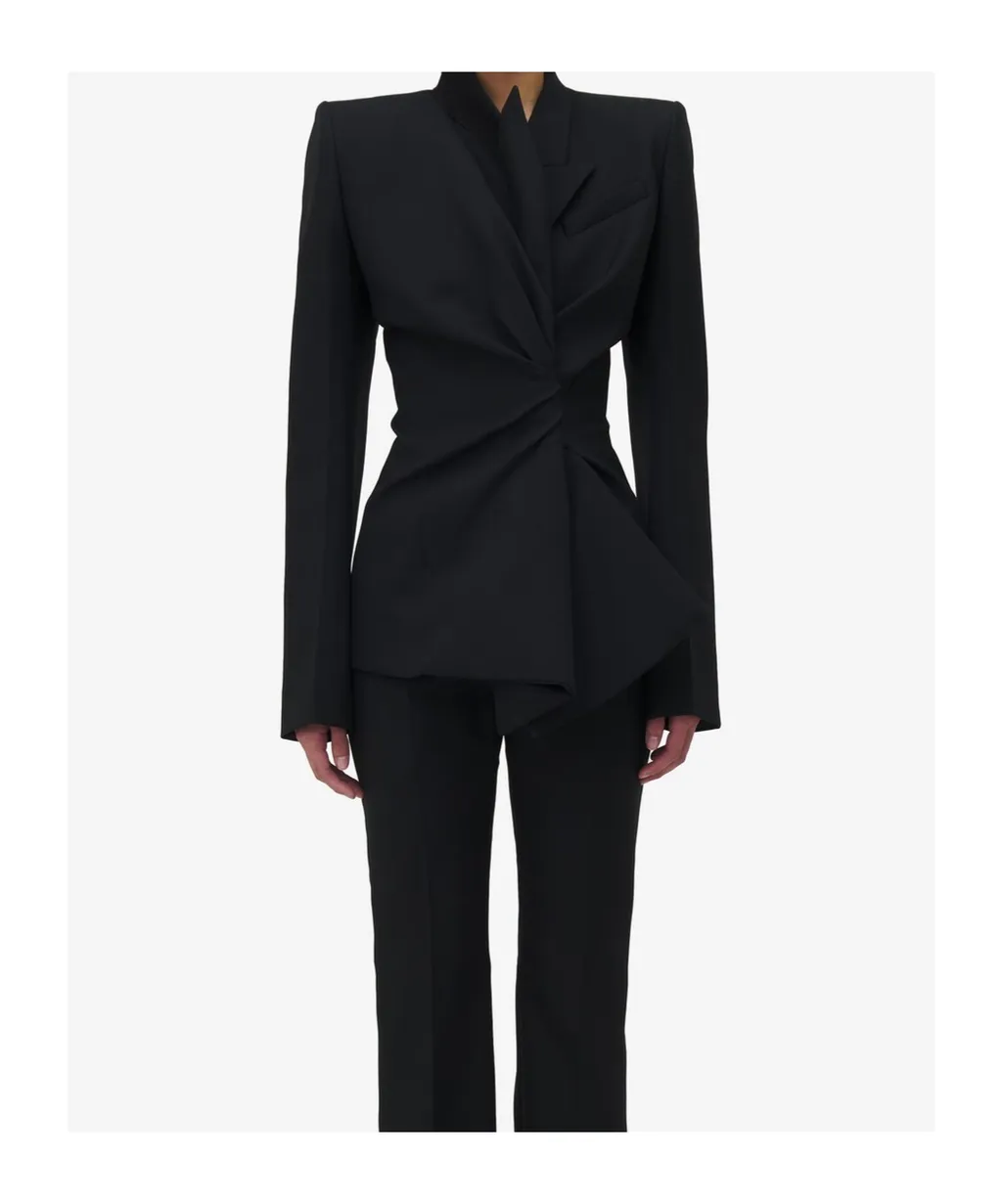 Twisted Lapel Jacket