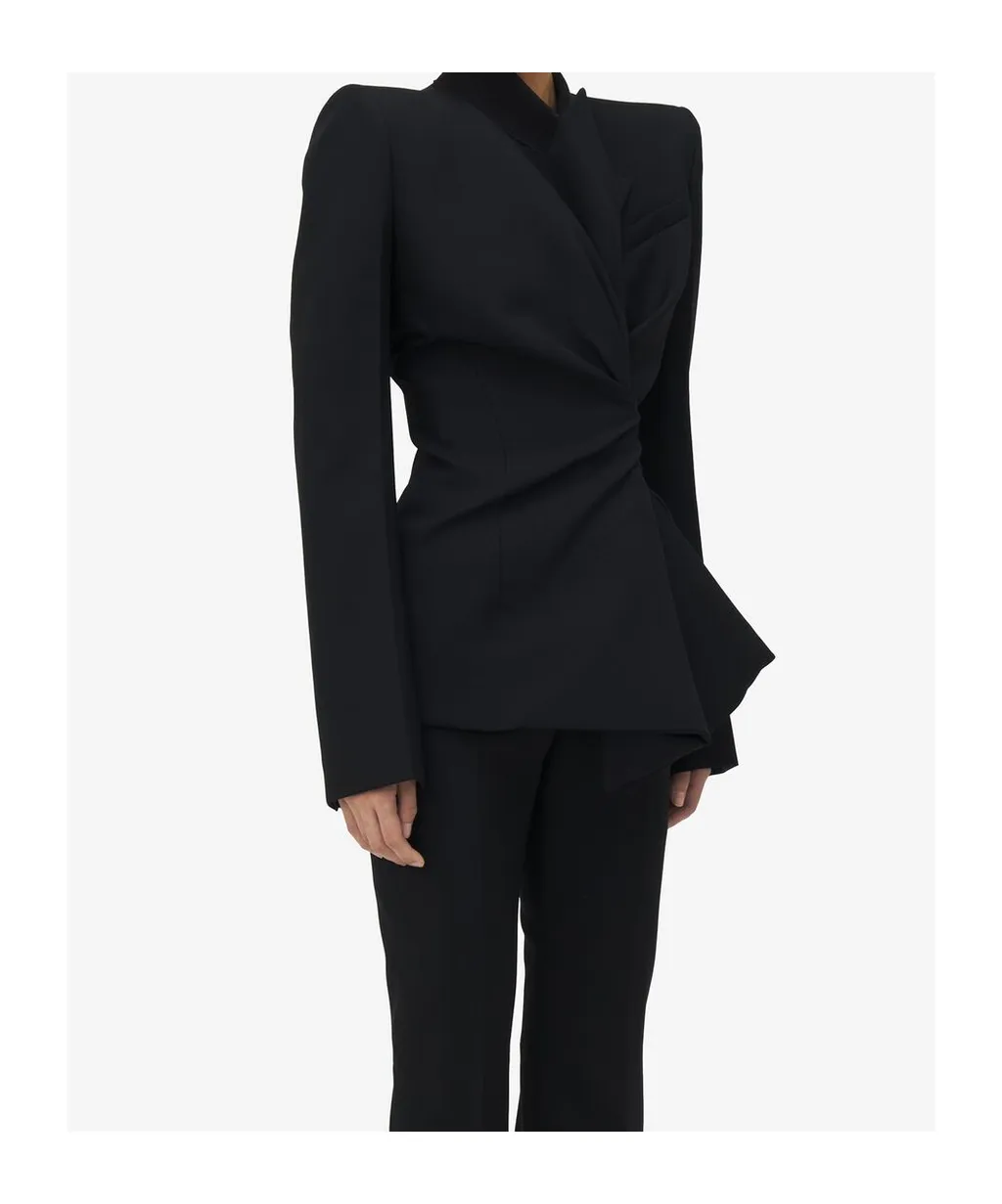 Twisted Lapel Jacket