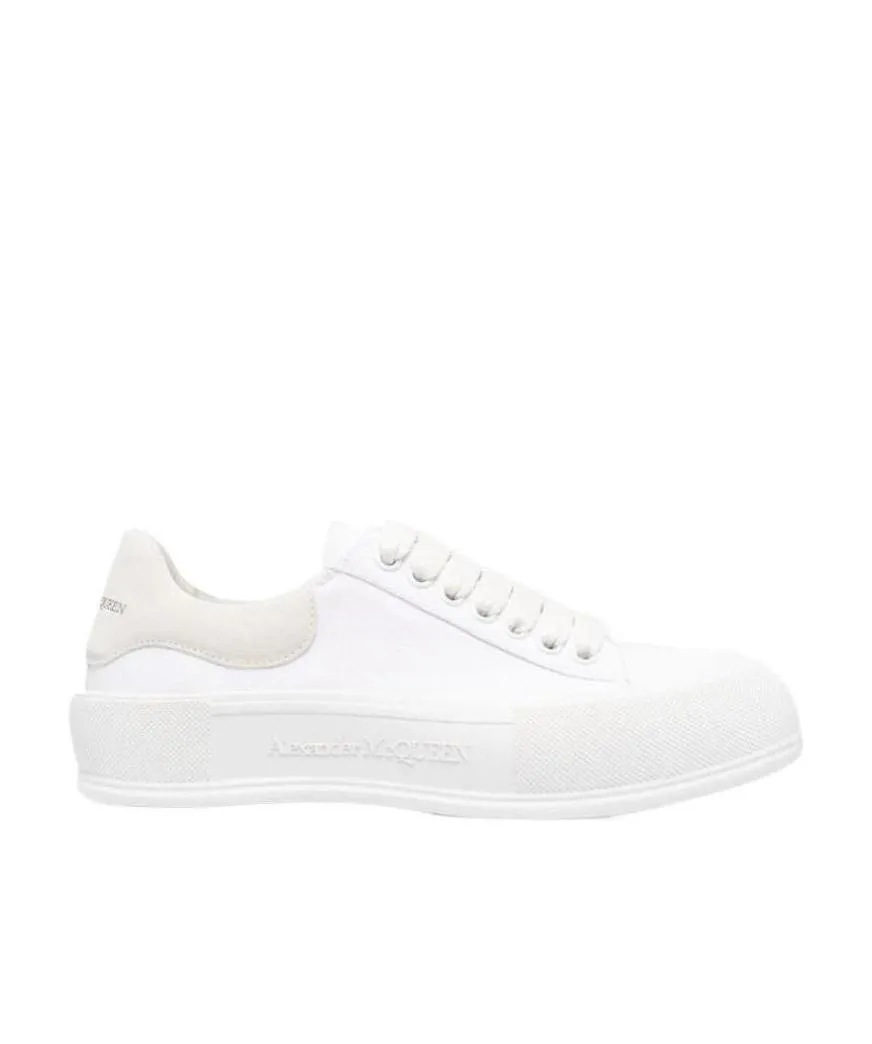 Deck Plimsoll Lace-Up Sneakers