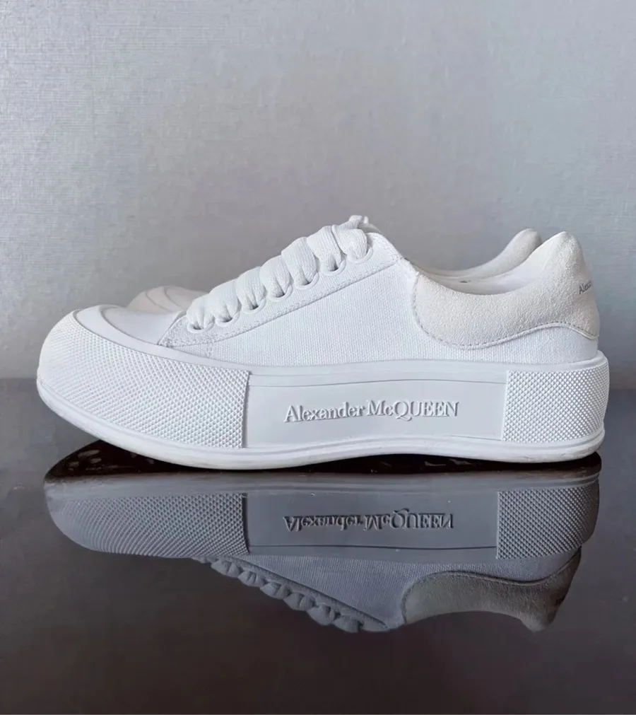 Deck Plimsoll Lace-Up Sneakers
